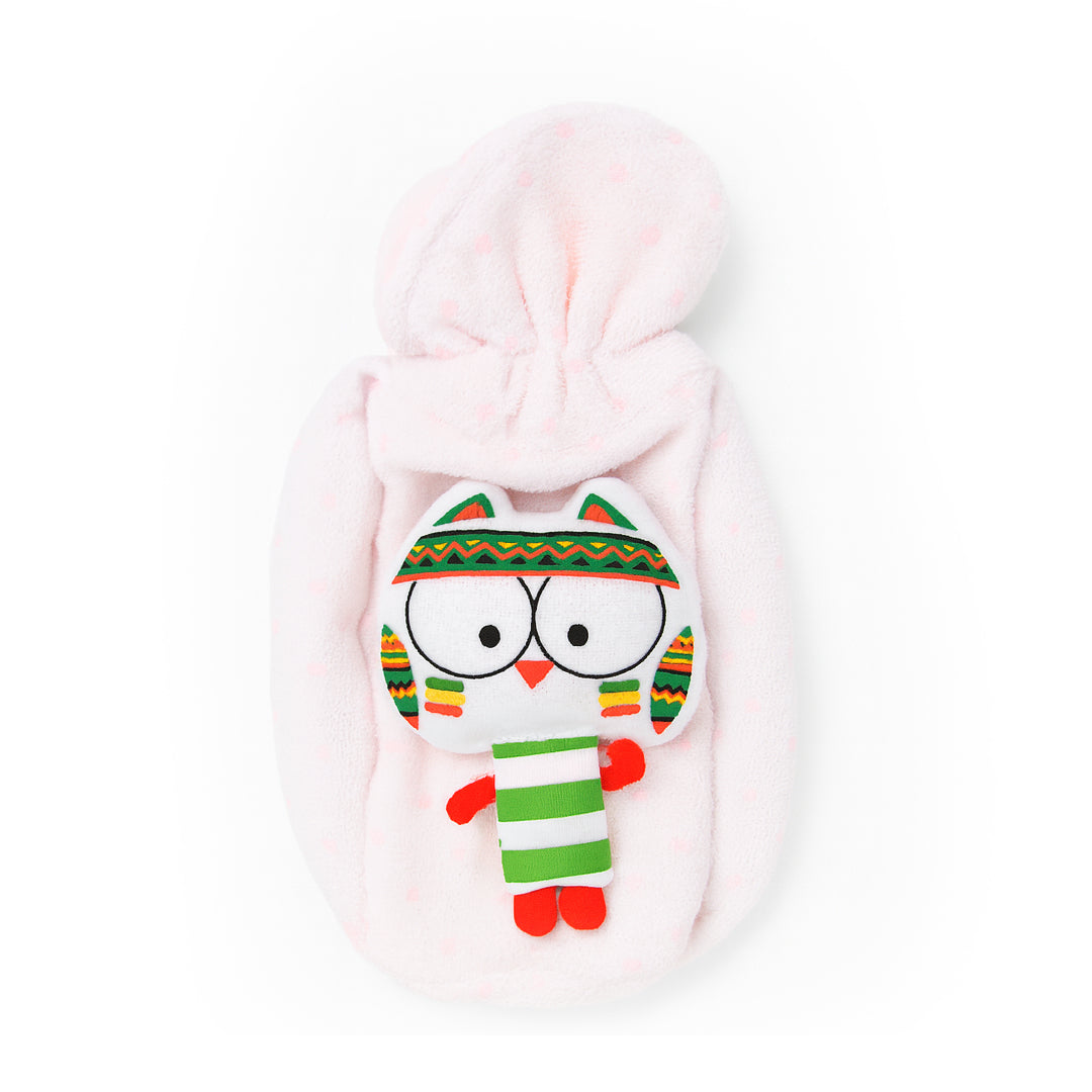 Owl Feeder Cover Pink