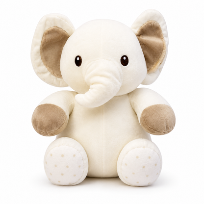 Premium Baby Elephant Blanket With Plush Toy