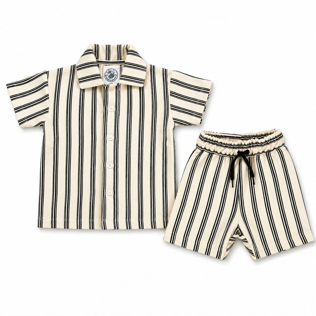 Front view of Sand Monaco white co-ord set