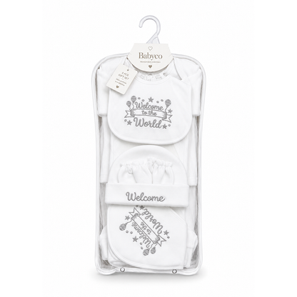 Silver Welcome Polar Fleece Winter Starter Set – 7 Piece