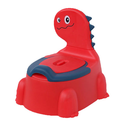 Dinosaurs Training Potty for Toddlers Child Toilet Double Anti-Slips Design Red