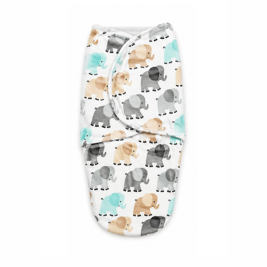 Printed Furry Quilted Swaddle