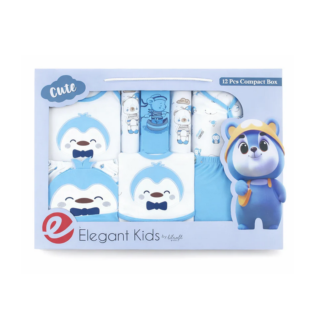 Elegant Penguin 12 Piece Unisex Starter Set Gift Box