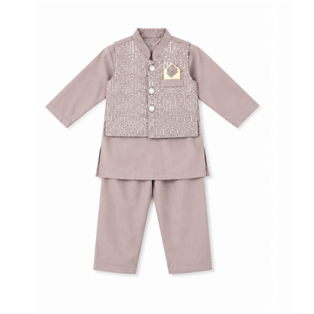Heritage Kurta Set With WaistCoat