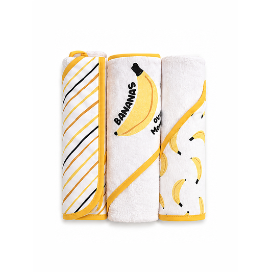 3 Piece Hooded Towel Set