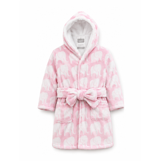 Hudson Furry Bath Robe – Soft & Cozy (0–12 Months)