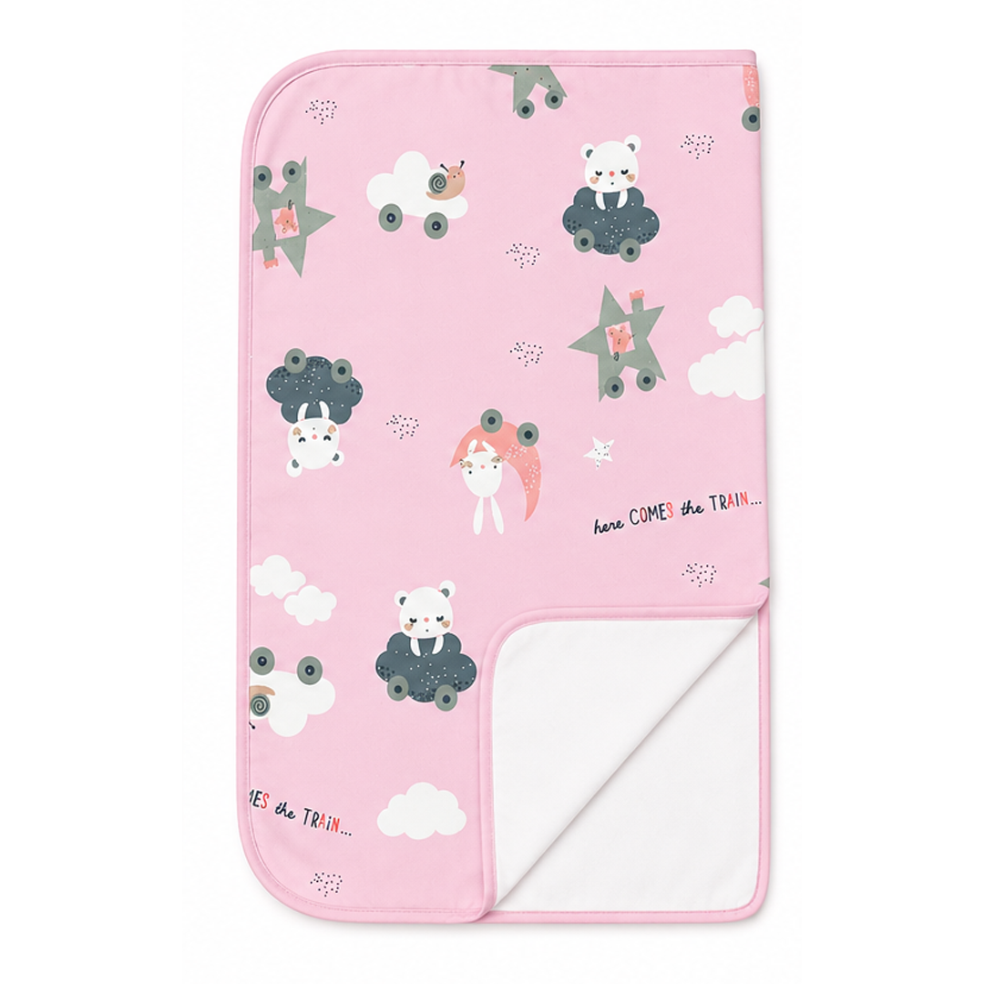 Bunny On Moon Diaper Changing Sheet (Imported)
