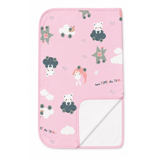 Bunny On Moon Diaper Changing Sheet (Imported)