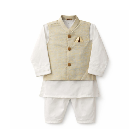 1.5 to 4 Year Kurta Pajama With Waistcoat