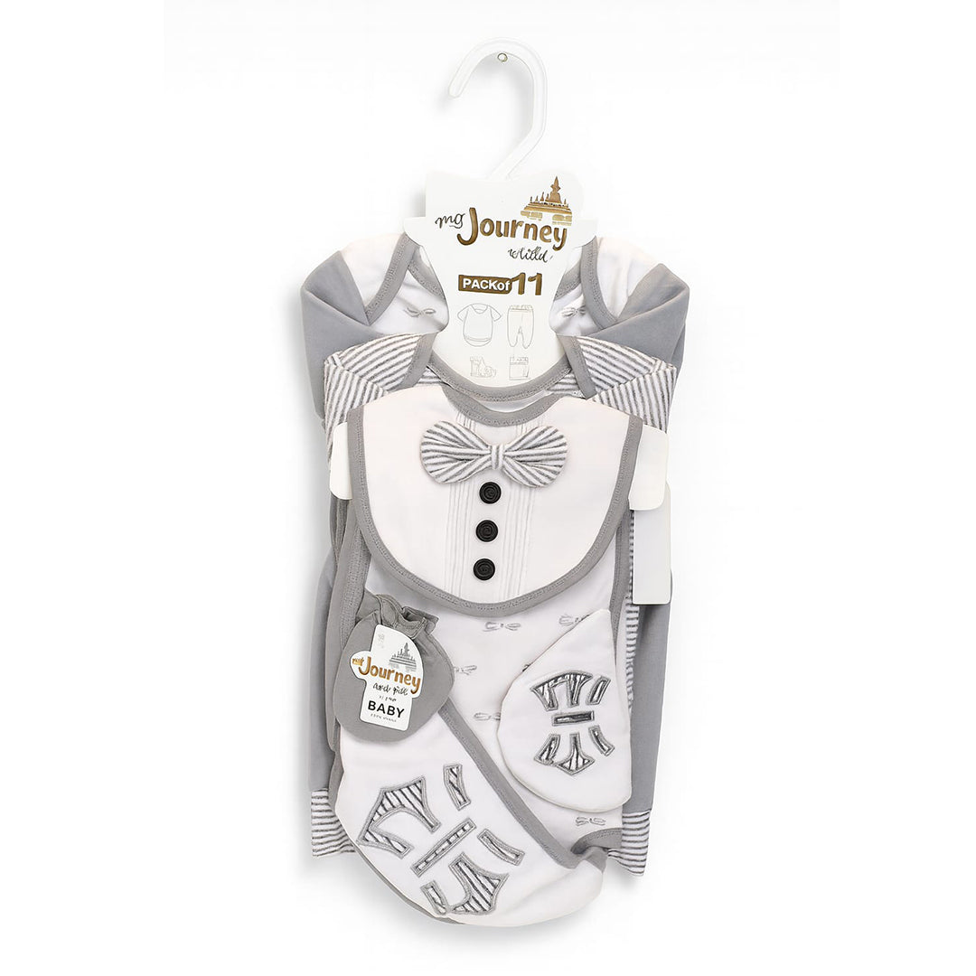 Bow 11 Piece Newborn Winter Starter Set