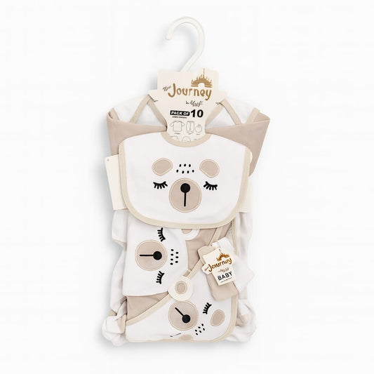 Panda 10 Piece Newborn Winter Fleece Starter Set