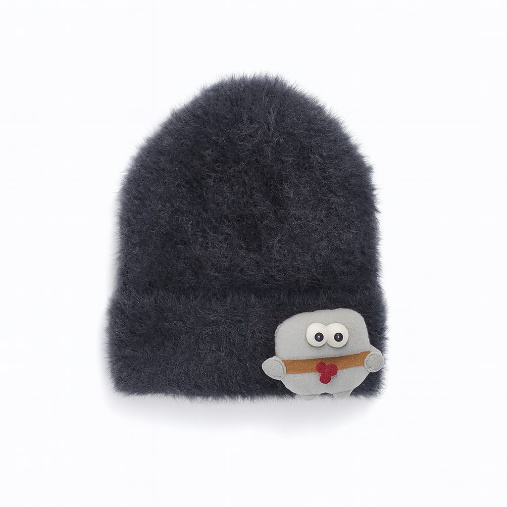Cartoon Fluff Warm Wool Caps