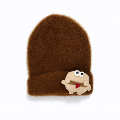 Cartoon Fluff Warm Wool Caps
