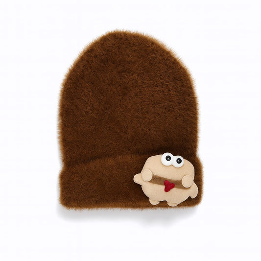 Cartoon Fluff Warm Wool Caps