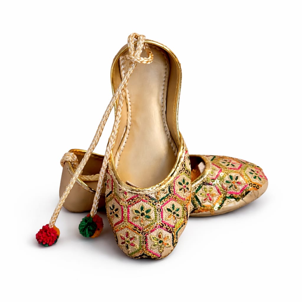 SK Gold Color Khussa