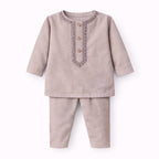 Multicolor baby kurta with white pajama