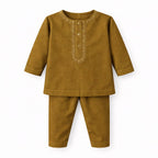 Multicolor baby kurta set detail
