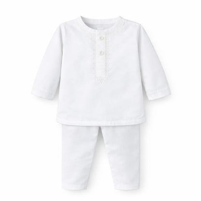 Multi-color Kurta With White Pajama