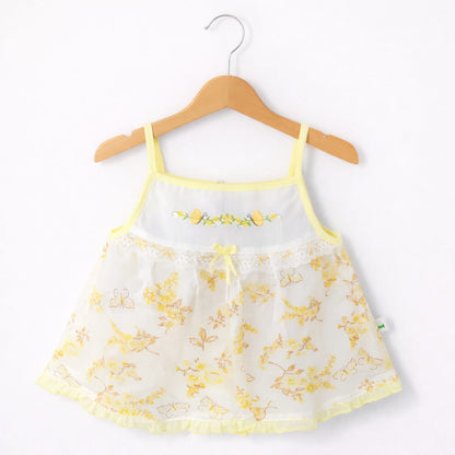 Butterfly Paper Cotton Summer Frock Set