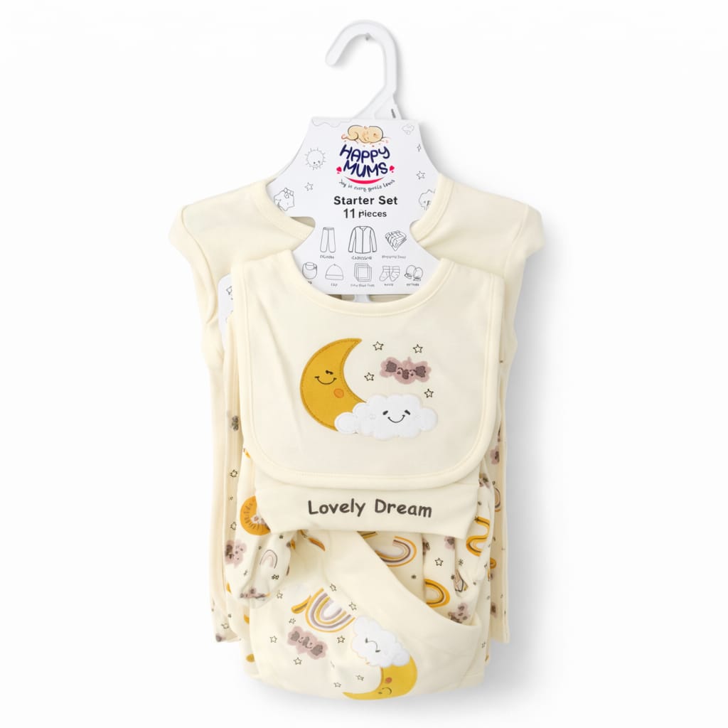 Lovely Dream 11 Piece New Born Summer Starter Set
