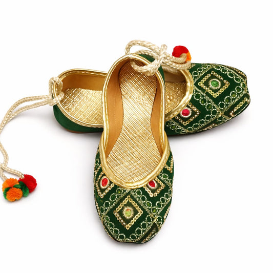 SK Green Color Khussa