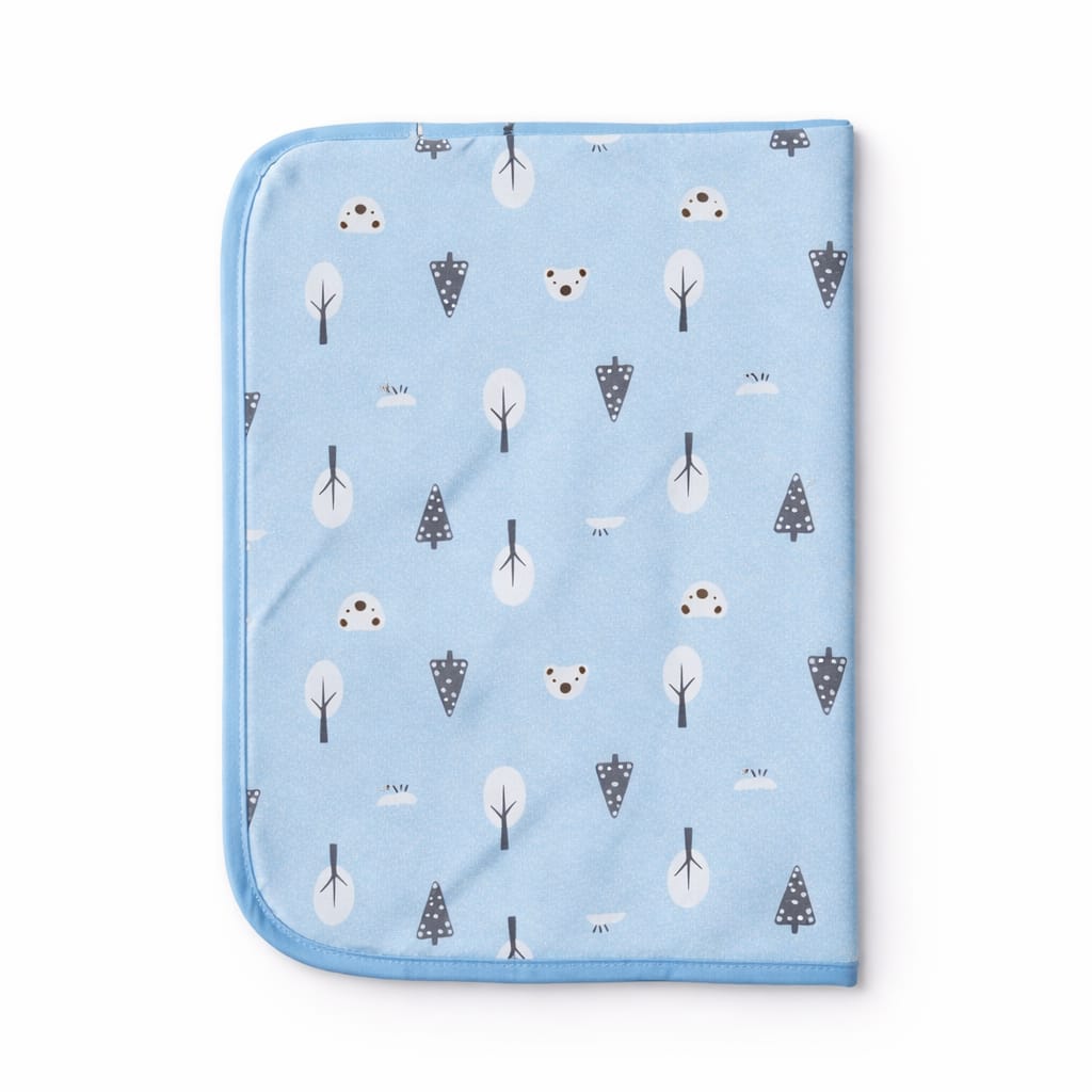 Snow Bear Diaper Changing Sheet (Imported)