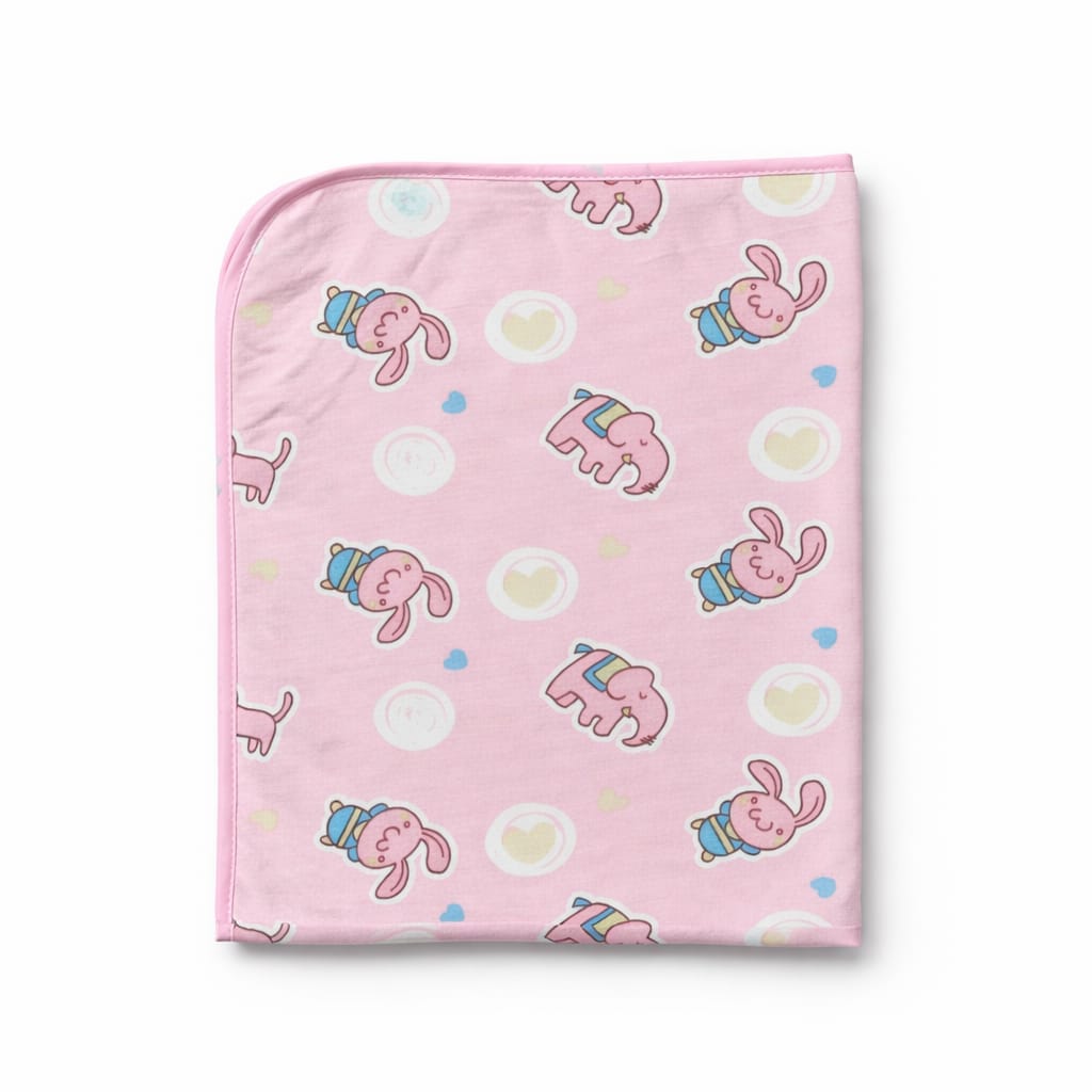 Heart Bunny Changing Sheet (Imported)