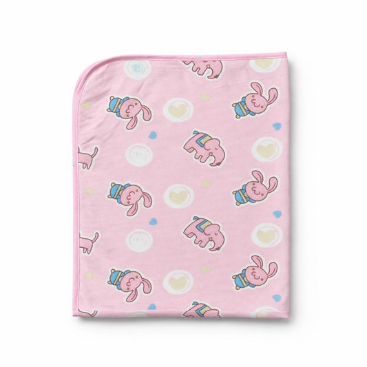 Heart Bunny Changing Sheet (Imported)