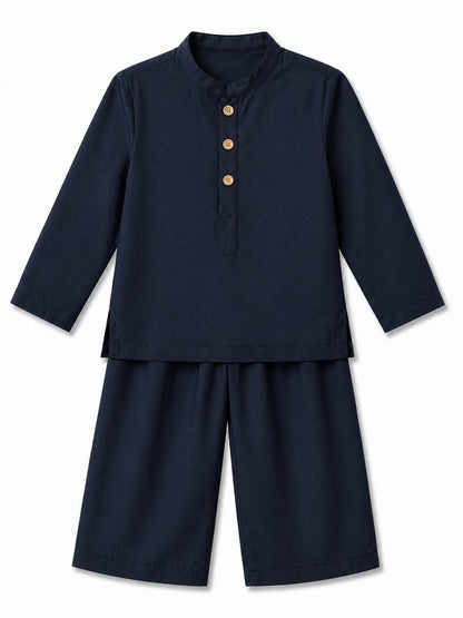 Desert Luxe Eid Cord Set Navy