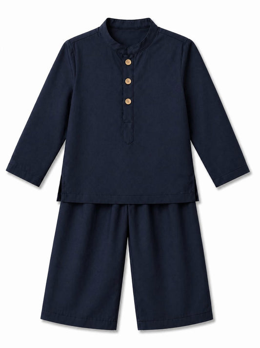 Desert Luxe Eid Cord Set Navy