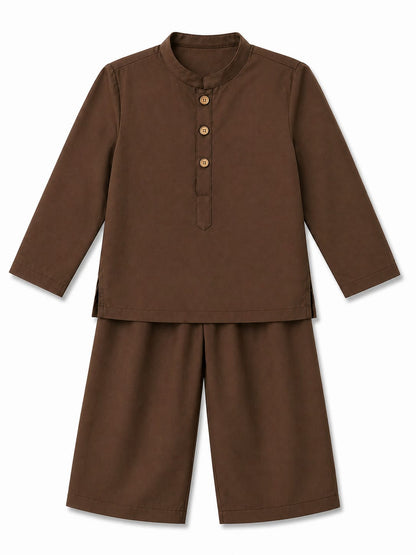 Desert Luxe Eid Cord Set Brown