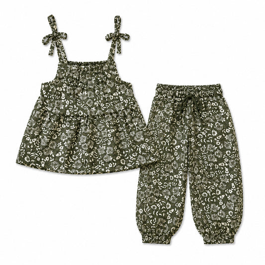 Olive Bloom Girls Summer Set