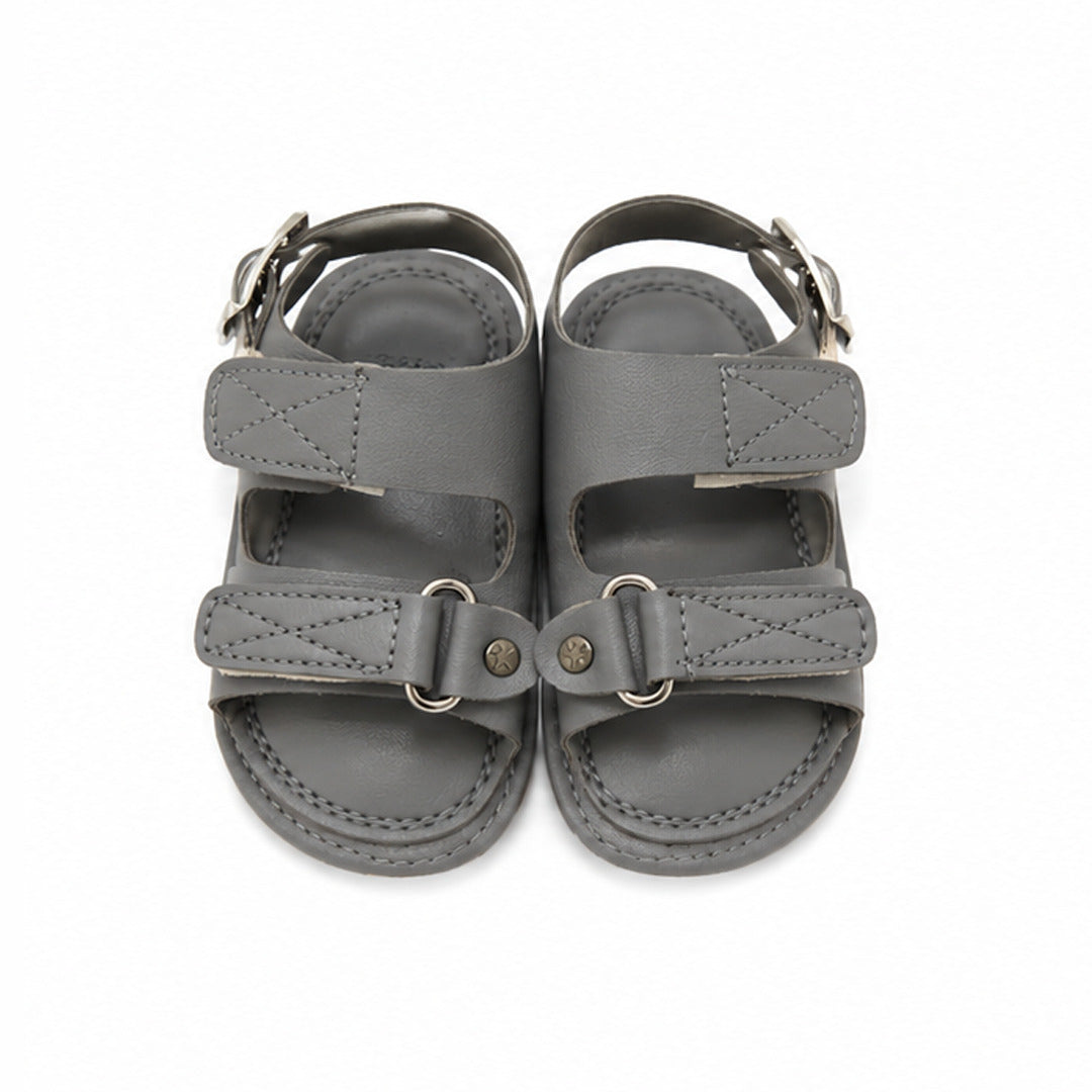 Grey Strap Sandals (Premium)