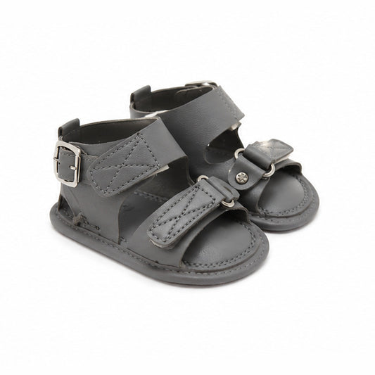 Grey Strap Sandals (Premium)