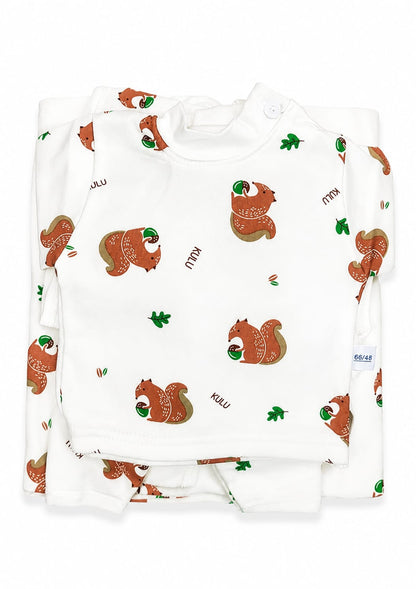 Cute Brown Squirrel 11 Piece Winter New Born Set
