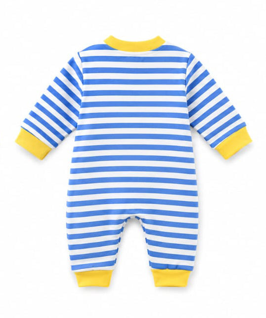 Lion Stripes Premium Quilted Romper