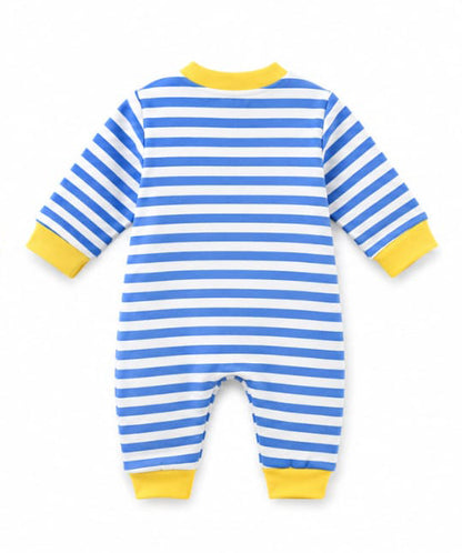 Lion Stripes Premium Quilted Romper