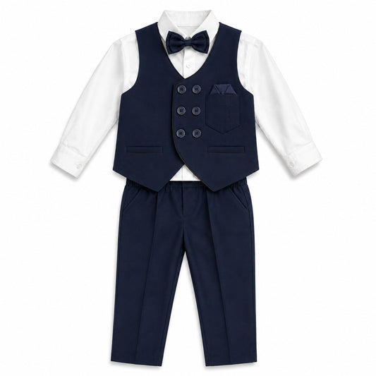 Navy Boys 3 Piece Formal Suit
