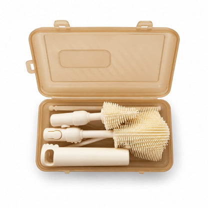 Baby Feeder Cleaning Brush Set with Storage Case