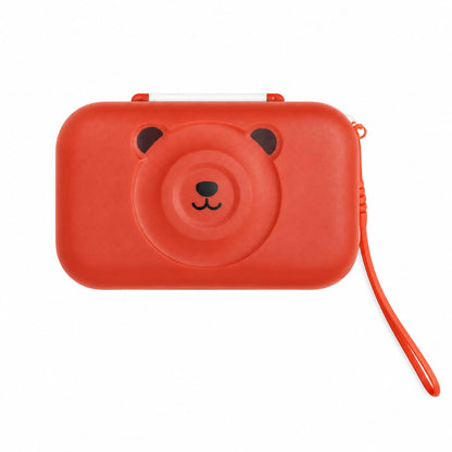 Cute Bear Baby Bottle Cleaning Brush Set with Drying Stand