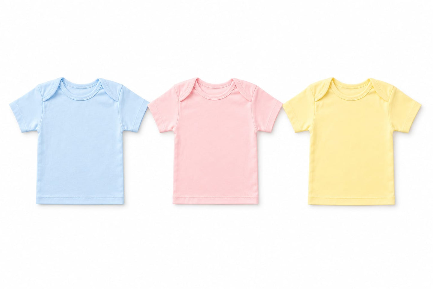 Half Sleeves Vest Colored Pack of 3