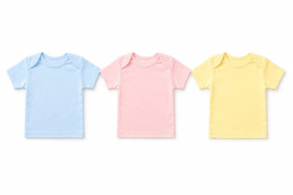 Half Sleeves Vest Colored Pack of 3