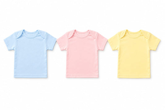 Half Sleeves Vest Colored Pack of 3