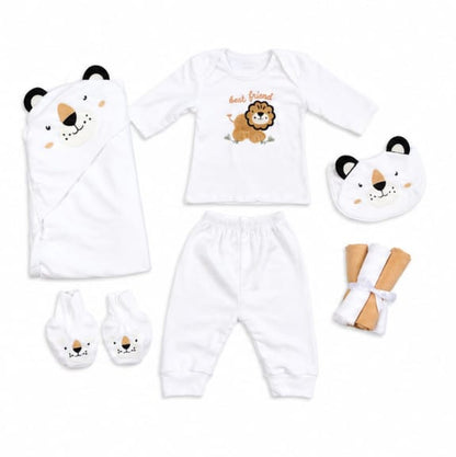 Brown Lion 10 Piece Newborn Winter Starter Set