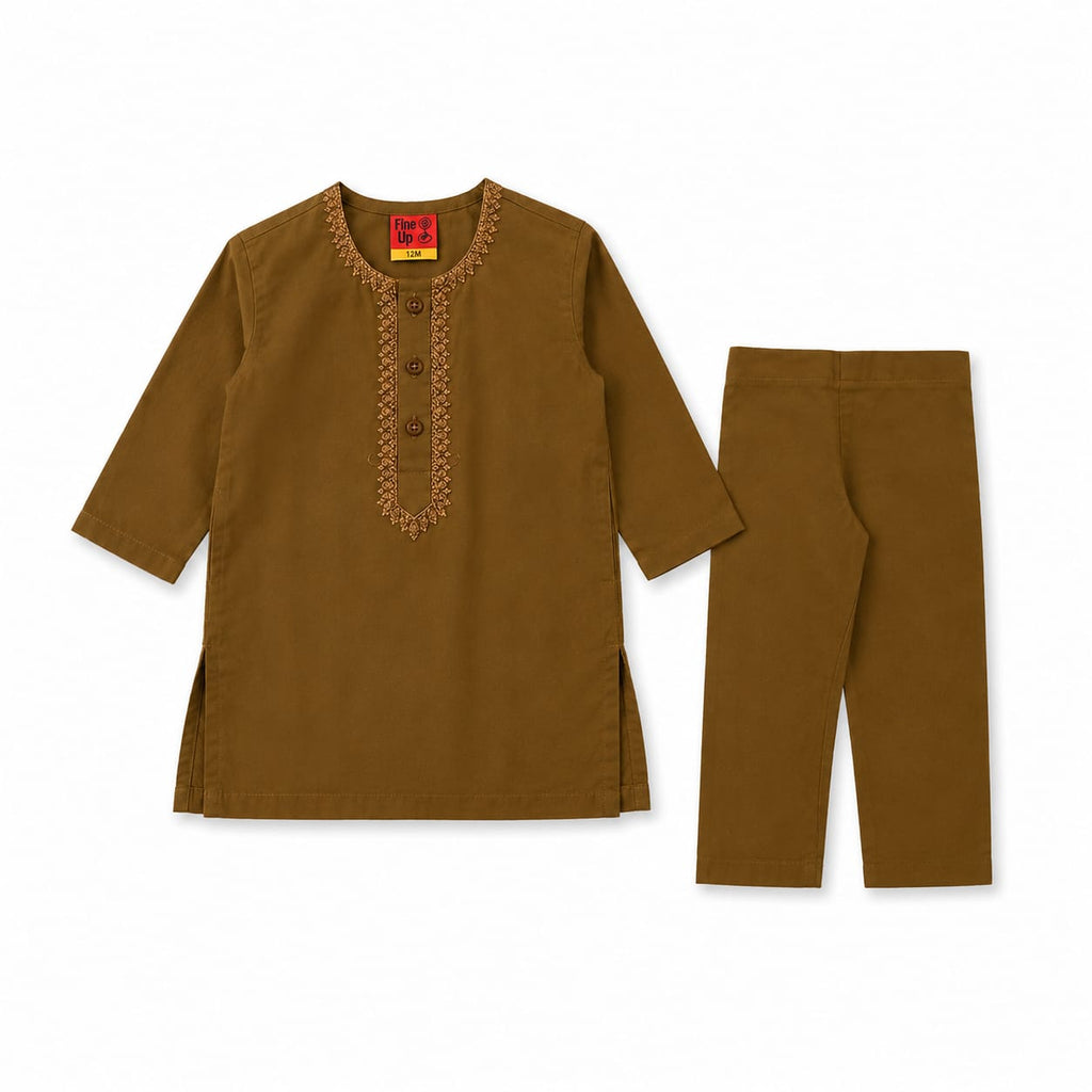 Multicolor baby kurta set further view