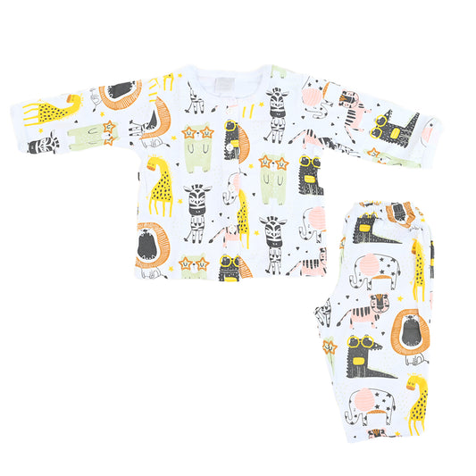 Zoo Cotton Shirt & Pajama Set