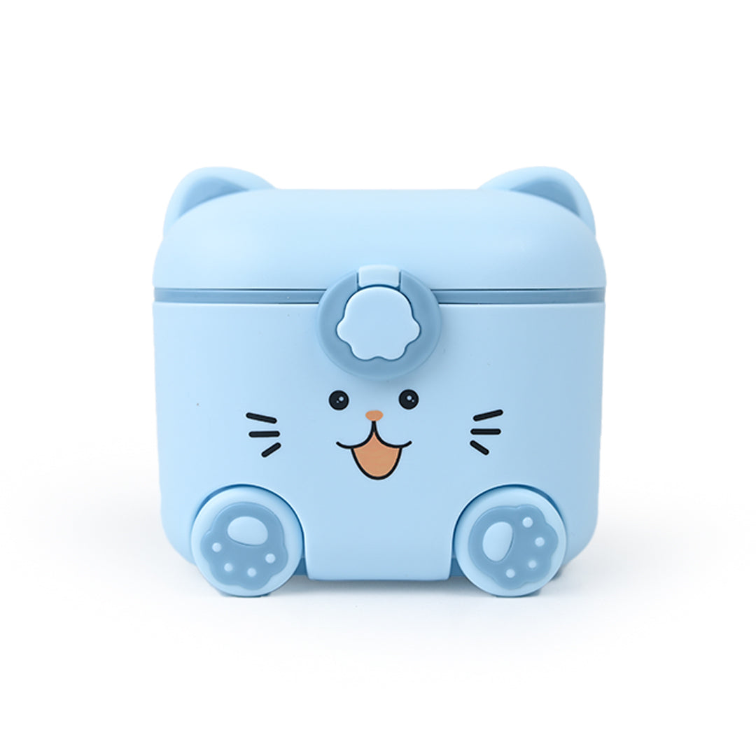 Kitty Cat Medium Milk Container Blue