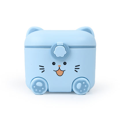 Kitty Cat Medium Milk Container Blue