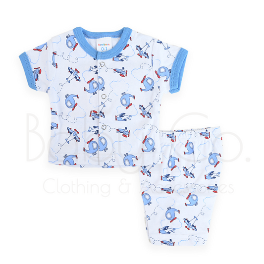 Soft Short Sleeves T-shirt & Shorts (Economical) - Baby Co