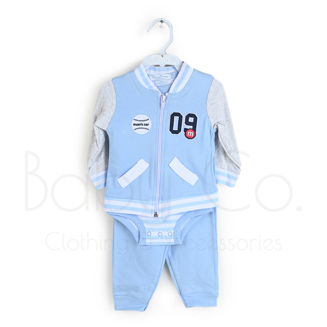 Base Ball Baby 3 Piece Premium Suit